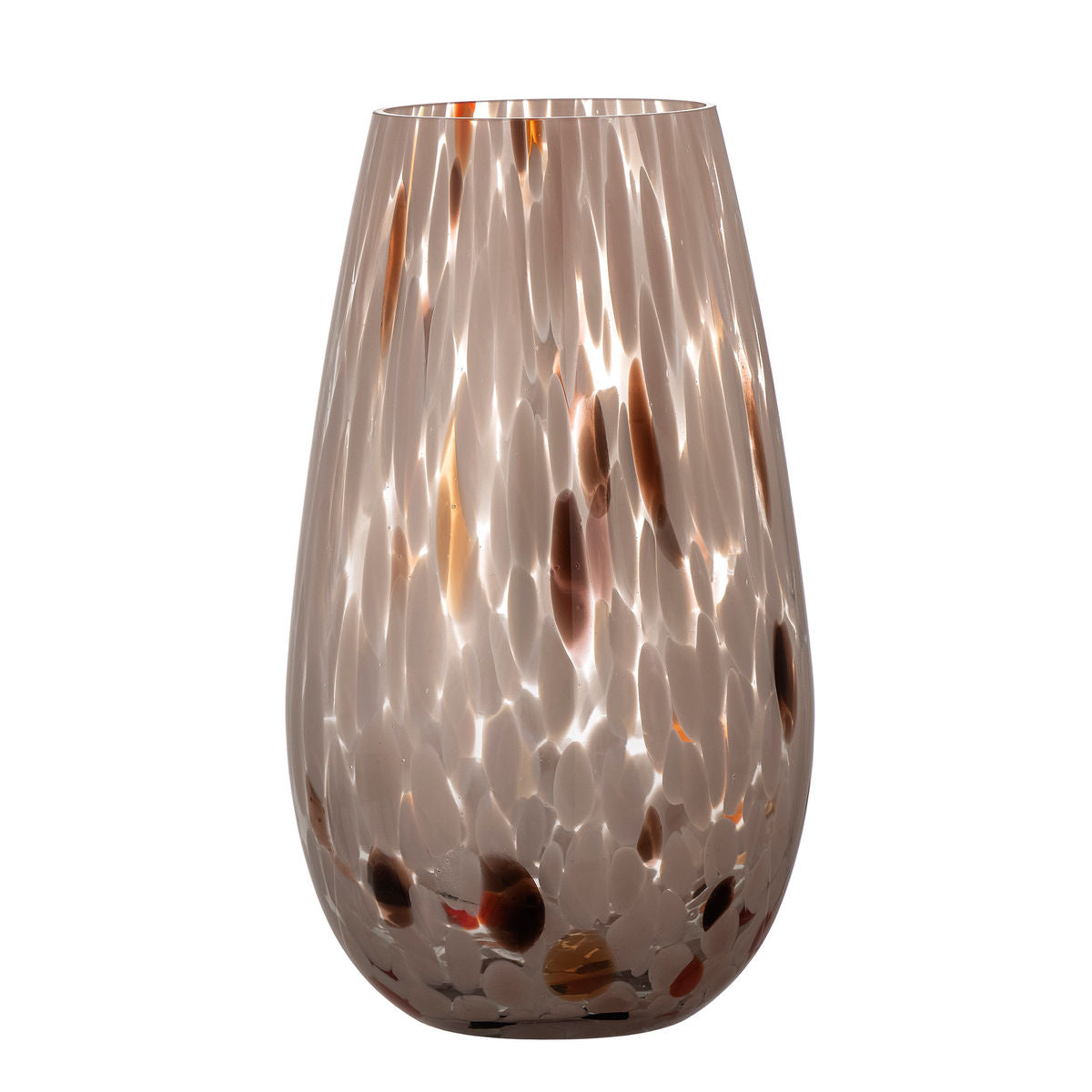 Bloomingville Artem Vase, Braun, Glas