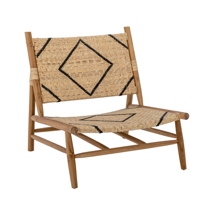 Creative Collection Lennox Lounge Stuhl, Natur, Teakholz