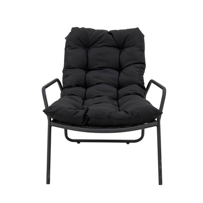 Bloomingville Boel Sun Lounger, Schwarz, Metall