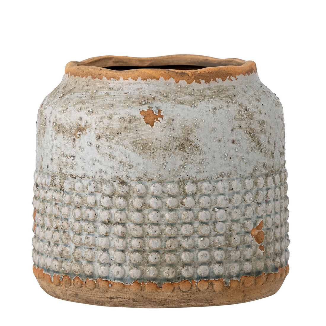 Bloomingville Apollo Deko Vase, Gray, Terrakotta