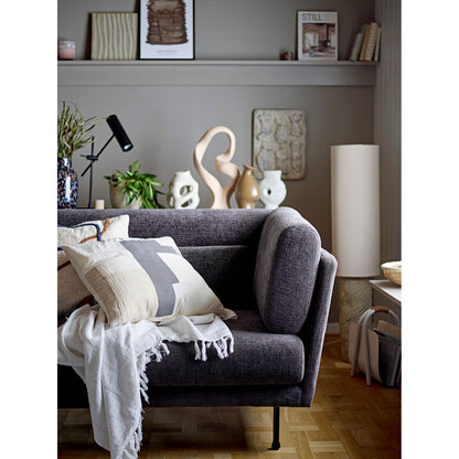 Bloomingville Maje Pude, Grå, Bomuld - Bloomingville - DesignGaragen.dk
