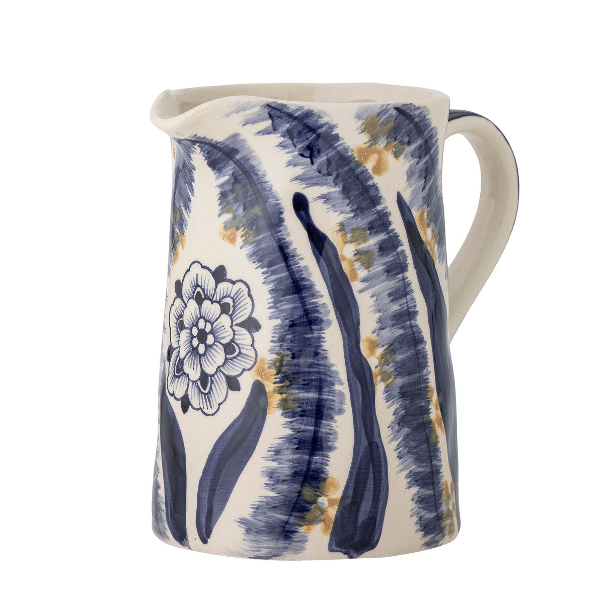 Bloomingville Anuuk Vase, Blau, Steinzeug