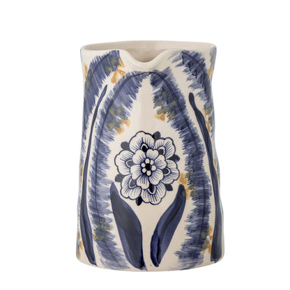 Bloomingville Anuuk Vase, Blau, Steinzeug