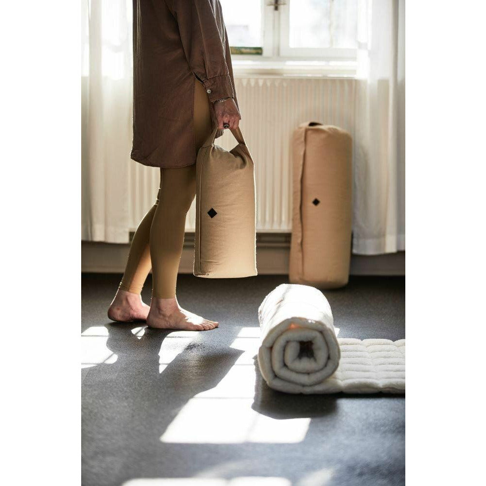 Nordalyoga und Meditationspad - 40x20 cm - Beige