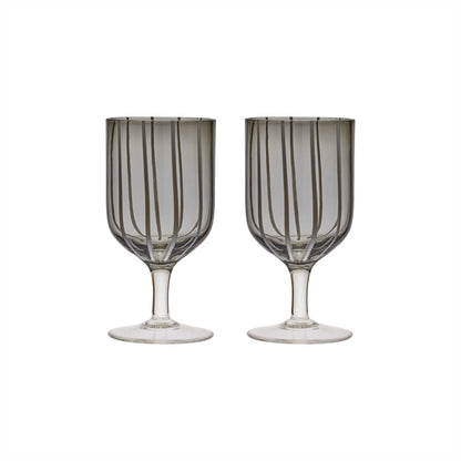 Oyoy Living Mizu Windlas - Packung mit 2 - Grau