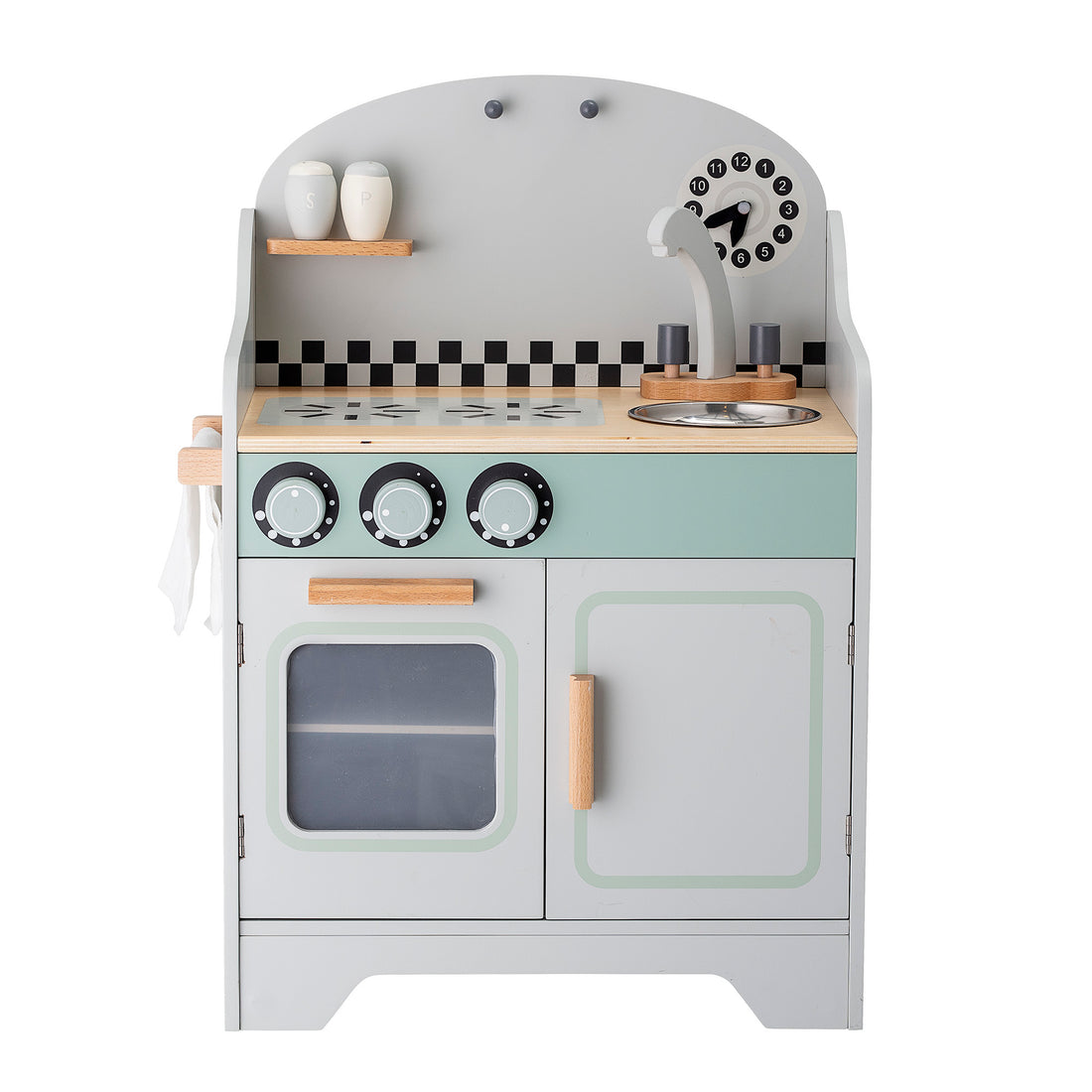 Halime Mini Komfur, Grå, MDF - L42,5xH58xW26 cm - BLOOMINGVILLE MINI - DesignGaragen.dk