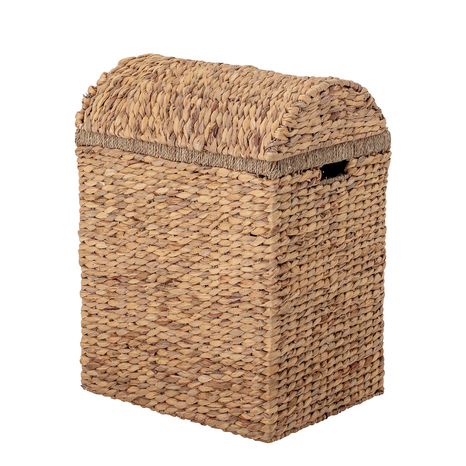 BLOOMINGVILLE MINI Freddie Kurv m/Låg, Natur, Vandhyacint - L44xH60xW35 cm - DesignGaragen.dk.