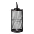 BLOOMINGVILLE Effie Lanterne m/Glas, Sort, Bambus - D29xH50,5 cm - DesignGaragen.dk.
