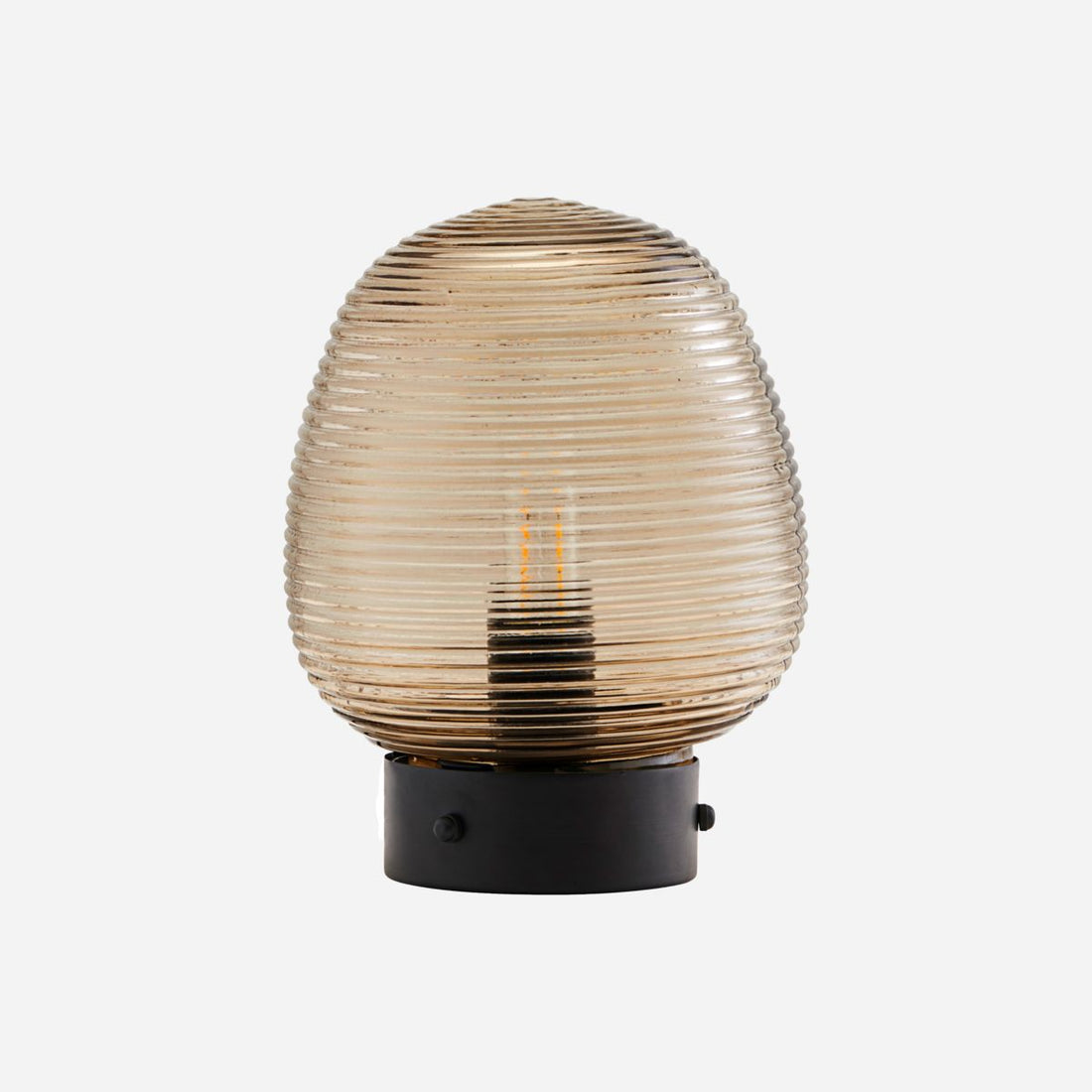 House Doctor-Lampe, Ghia, Brun-H: 24 cm, Dia: 18,5 cm