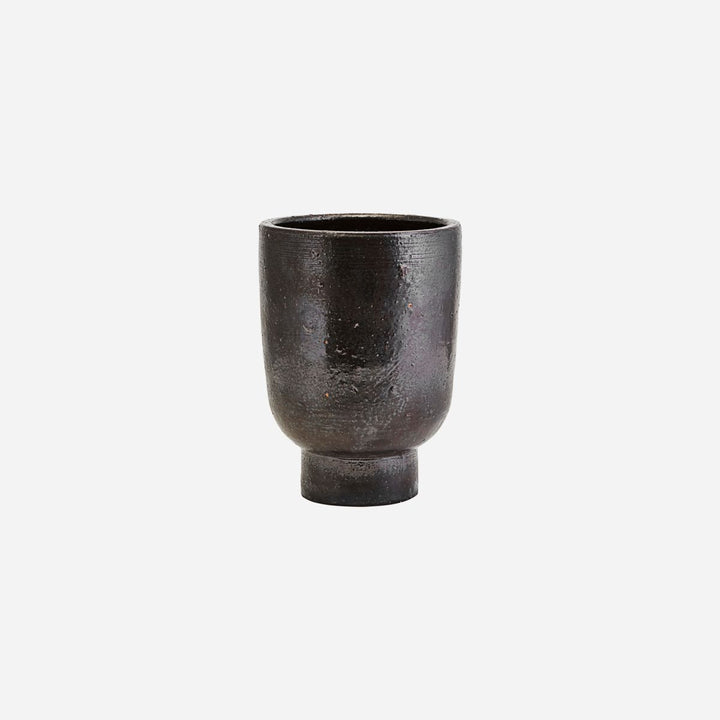 House Doctor Herb Pot, Künstlerin, Brown-H: 22 cm, Dia: 15 cm