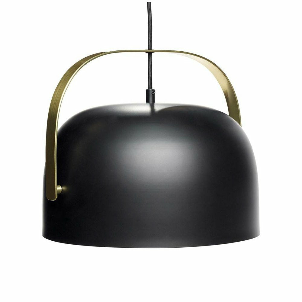 Hübsch - Deckenlampe in Black Metall/Messing Ø30xH26 cm