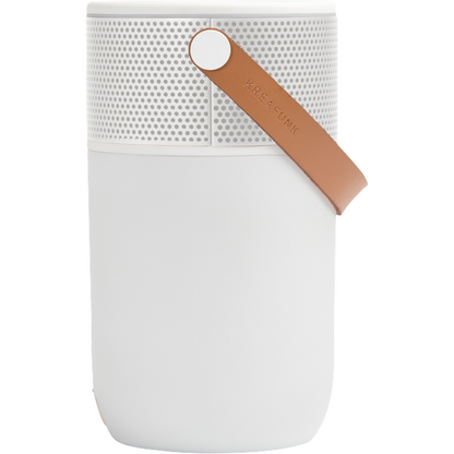 KreaFunk – aGlow Bluetooth-Lautsprecher – Weiß/Weißer Grill