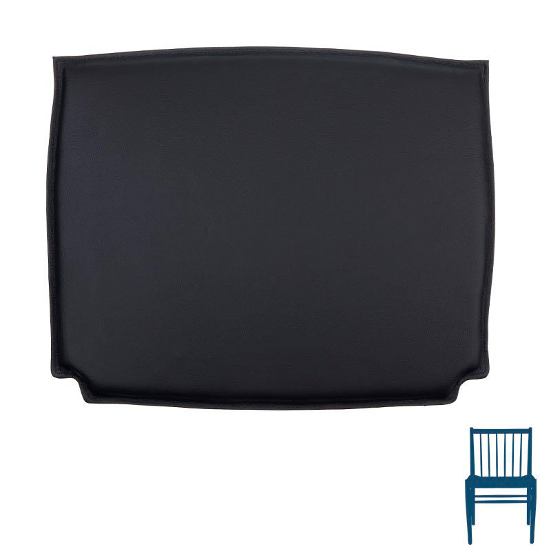 Hynde til (FDB) Jørgen Bækmark J80 stolen i sort læder - Hynder til Jørgen Bækmark FDB J80 stolen - DesignGaragen.dk