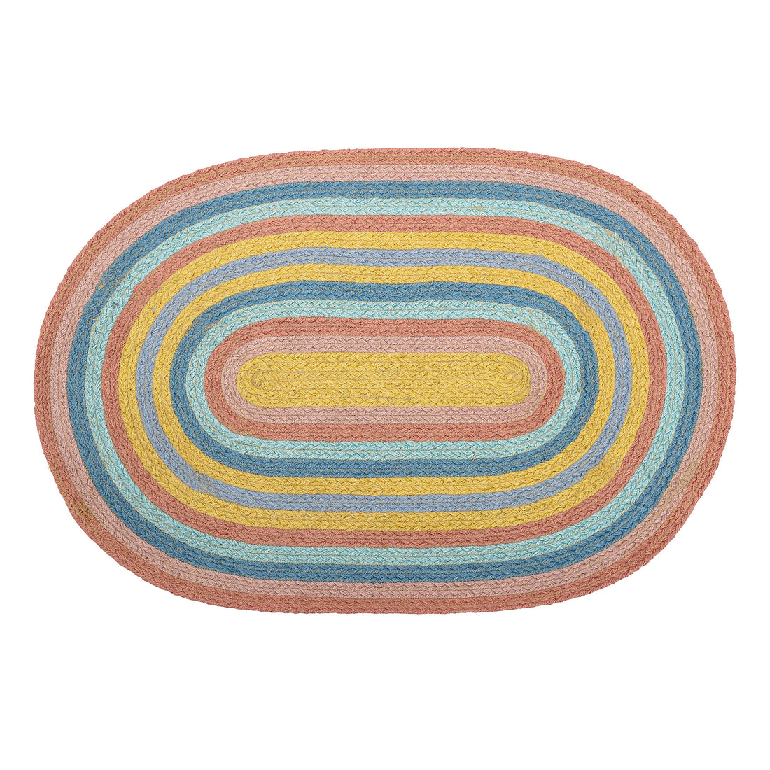 Teppich, Mehrfarbig, Jute L75xB50 cm