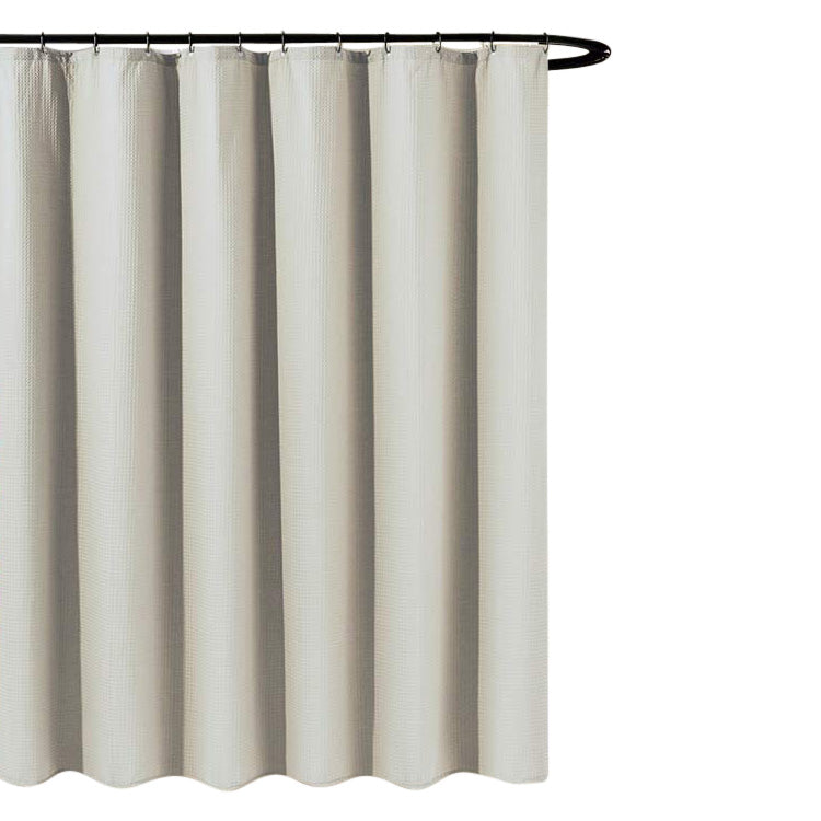WAFFLE badeforhæng beige - 180x200 cm - MOUD HOME - DesignGaragen.dk