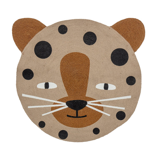 Naffie Tæppe, Brun, Jute - L104xH100 cm - BLOOMINGVILLE MINI - DesignGaragen.dk