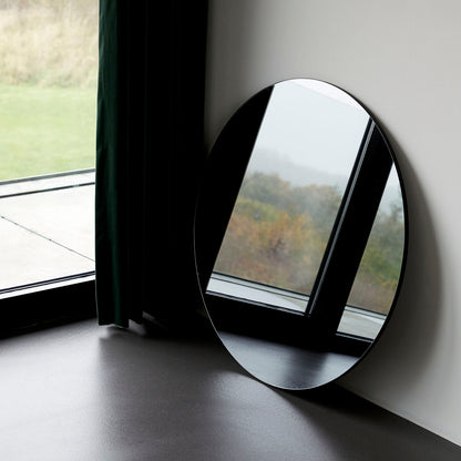 House Doctor-Mirror, Mauern, Grau-DIA: 80 cm