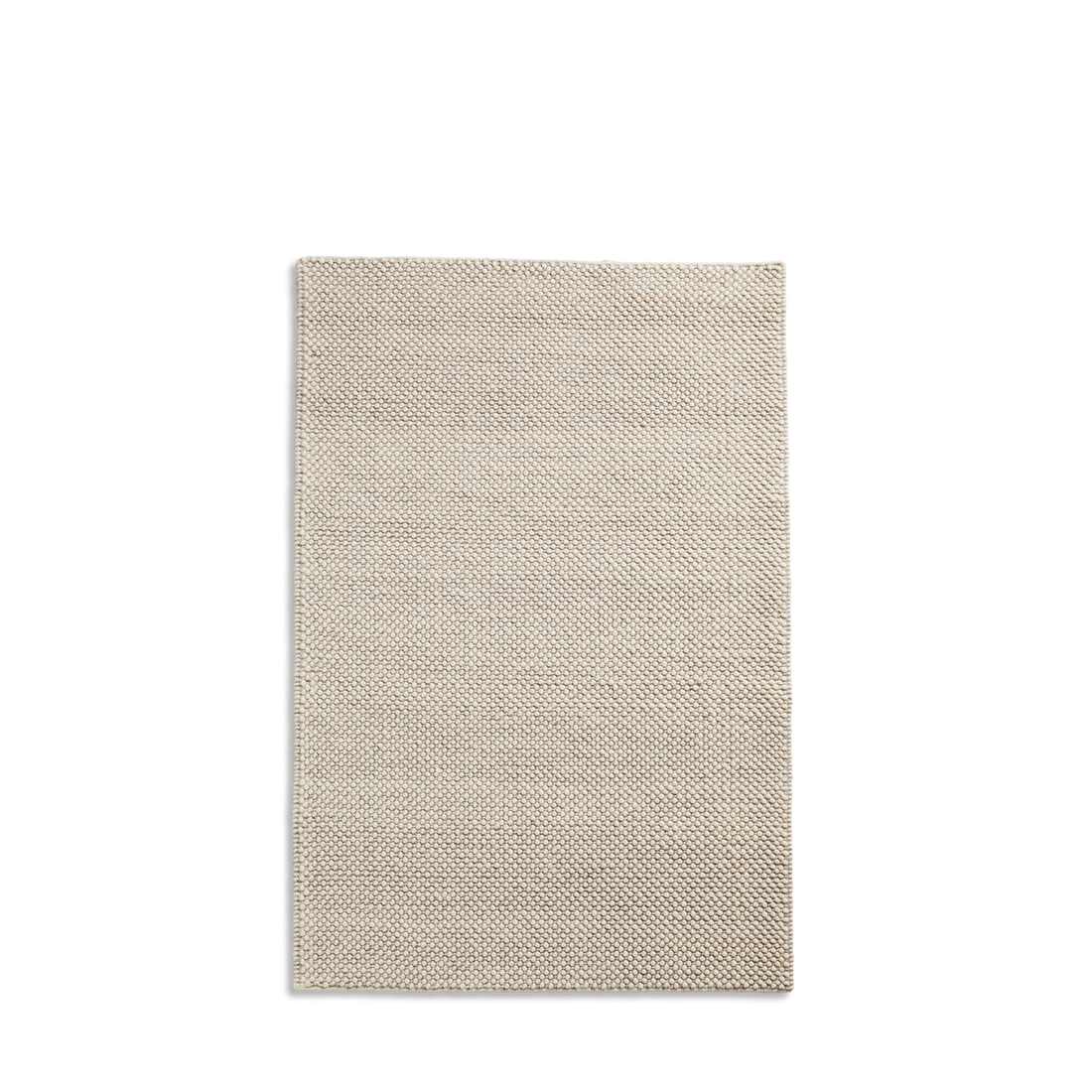Woud - Taktteppich (170 x 240) - aus weiß