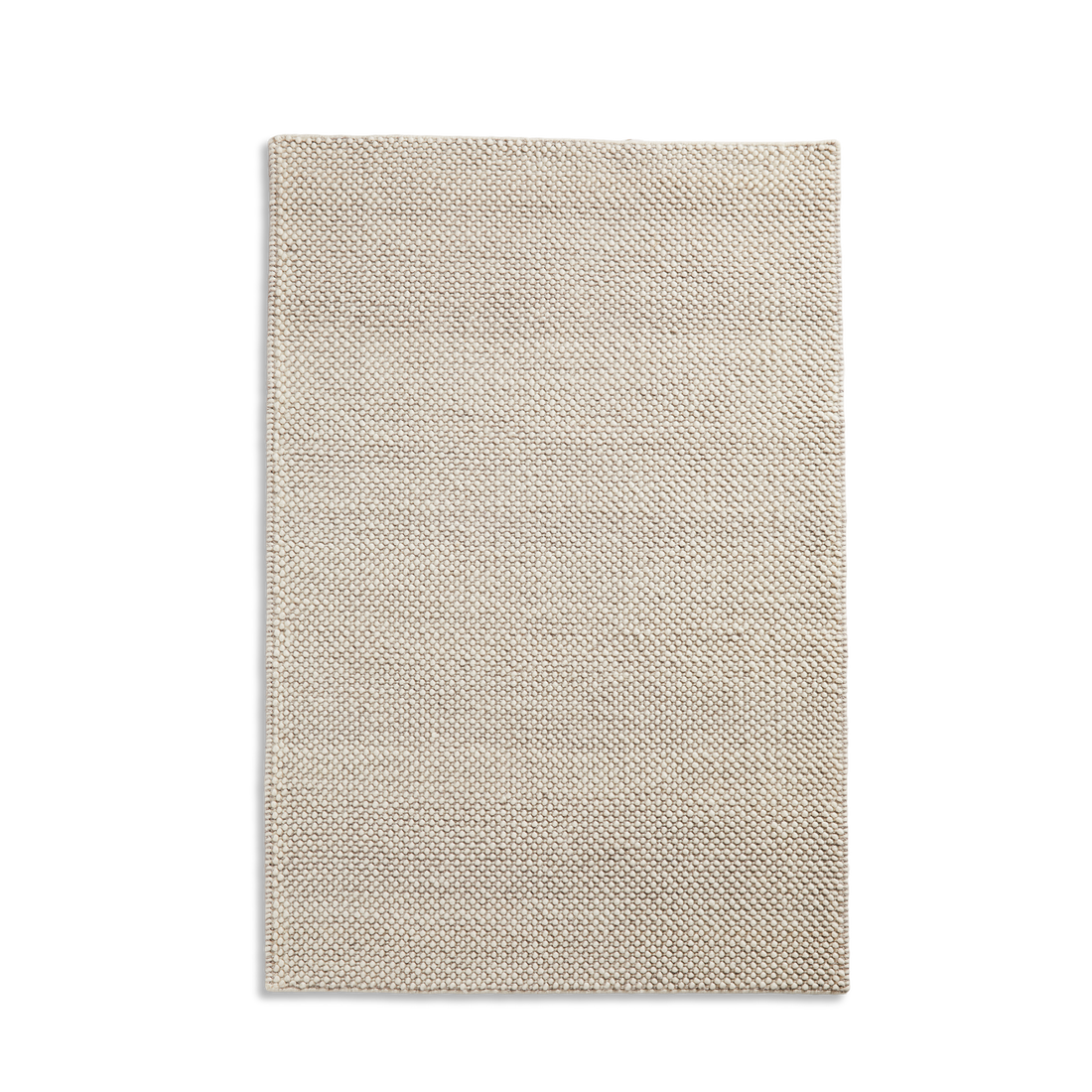 Woud - Taktteppich (200 x 300) - aus weiß
