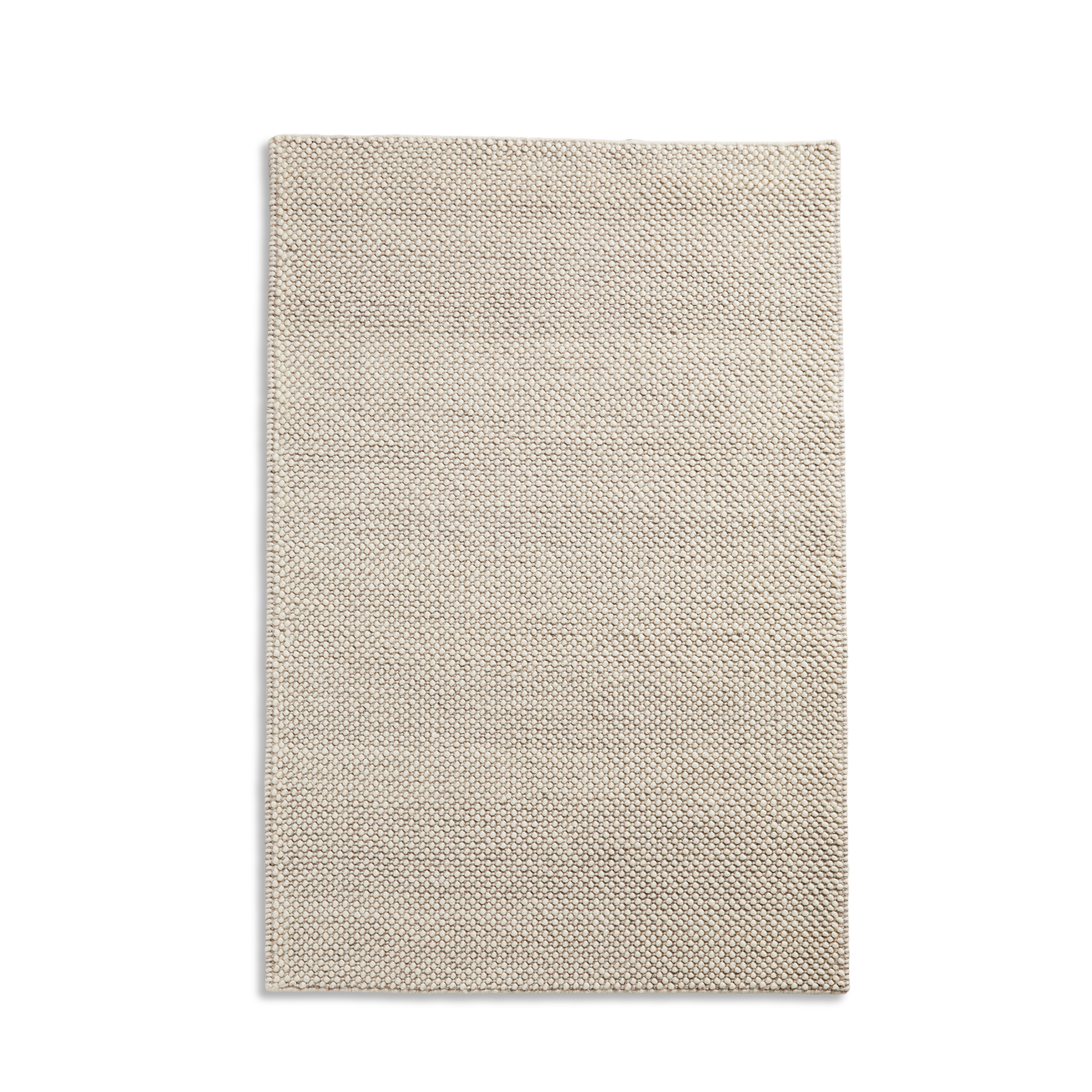 Woud - Taktteppich (200 x 300) - aus weiß