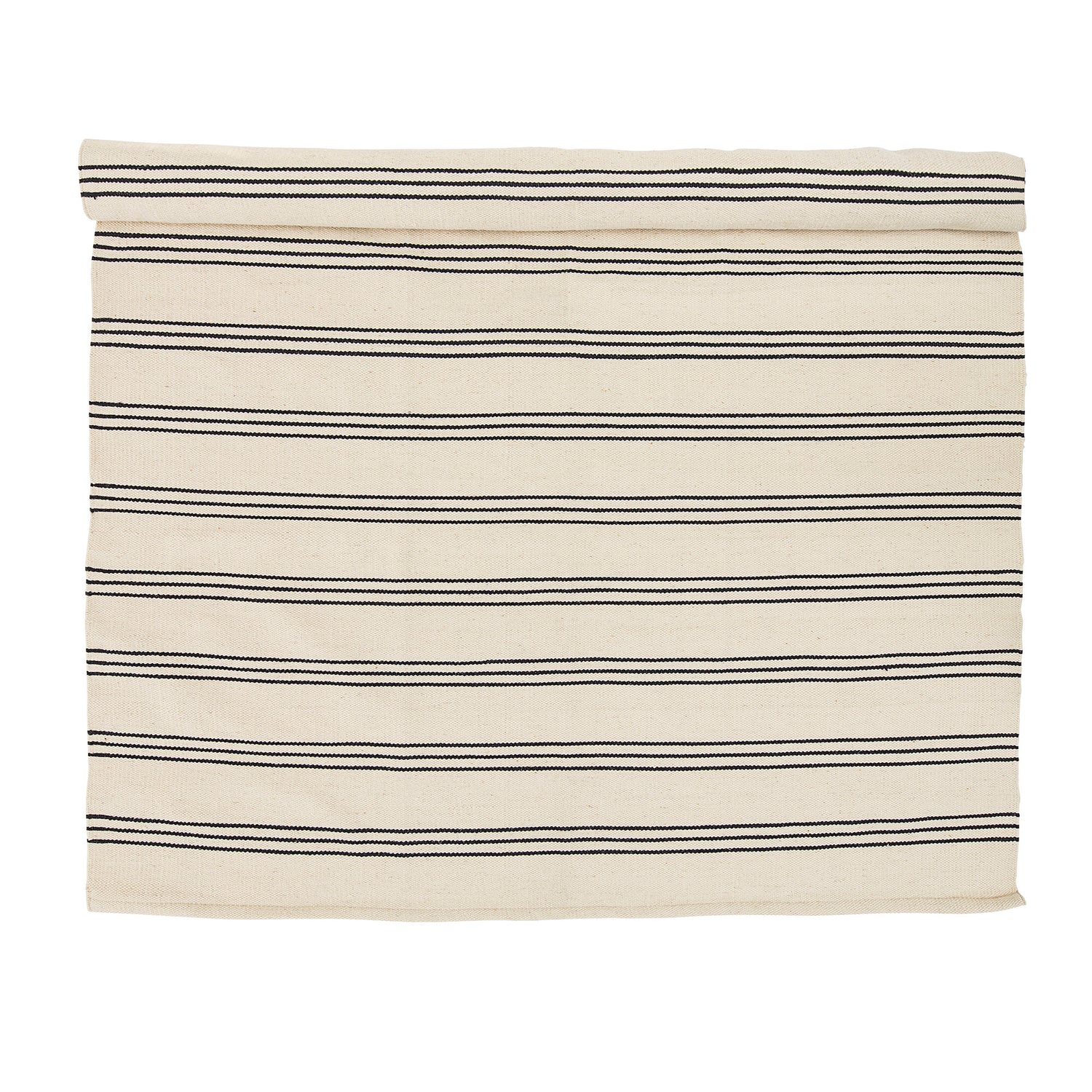 BLOOMINGVILLE MINI Halina Tæppe, Natur, Bomuld - L240xH1xW140 cm - DesignGaragen.dk.