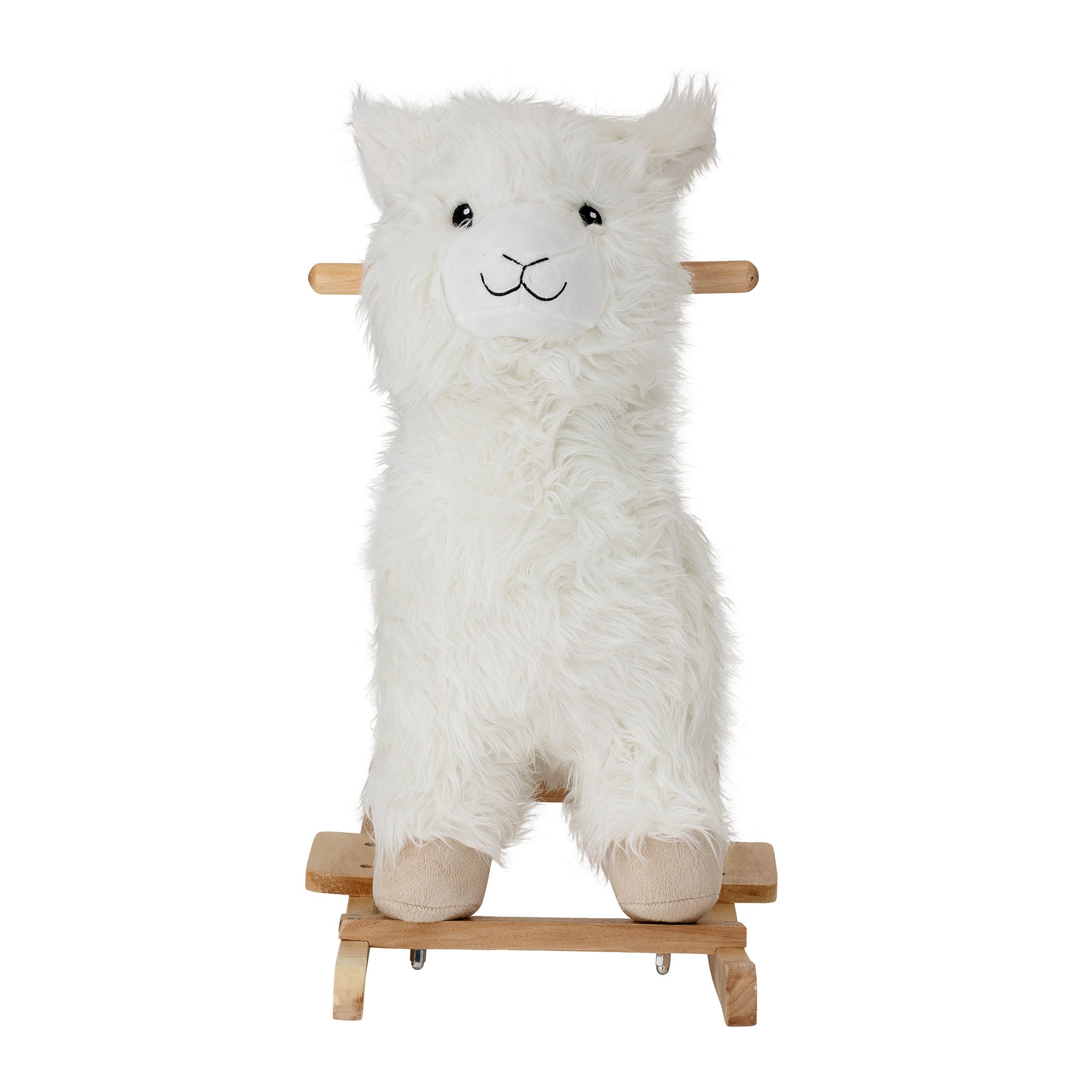 Kinto Gyngehest, Lama, Hvid, Polyester - L65xH45xW25 cm - BLOOMINGVILLE MINI - DesignGaragen.dk