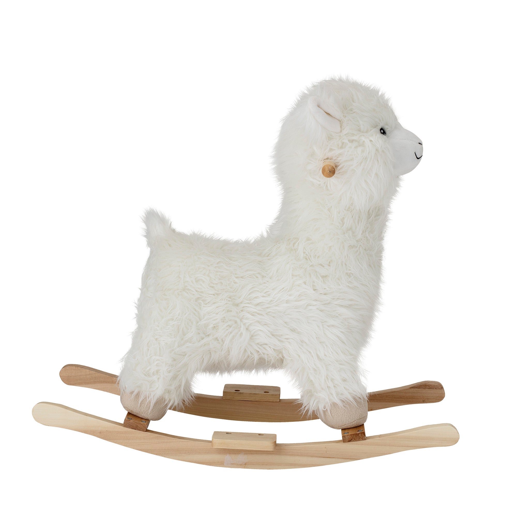 Kinto Gyngehest, Lama, Hvid, Polyester - L65xH45xW25 cm - BLOOMINGVILLE MINI - DesignGaragen.dk