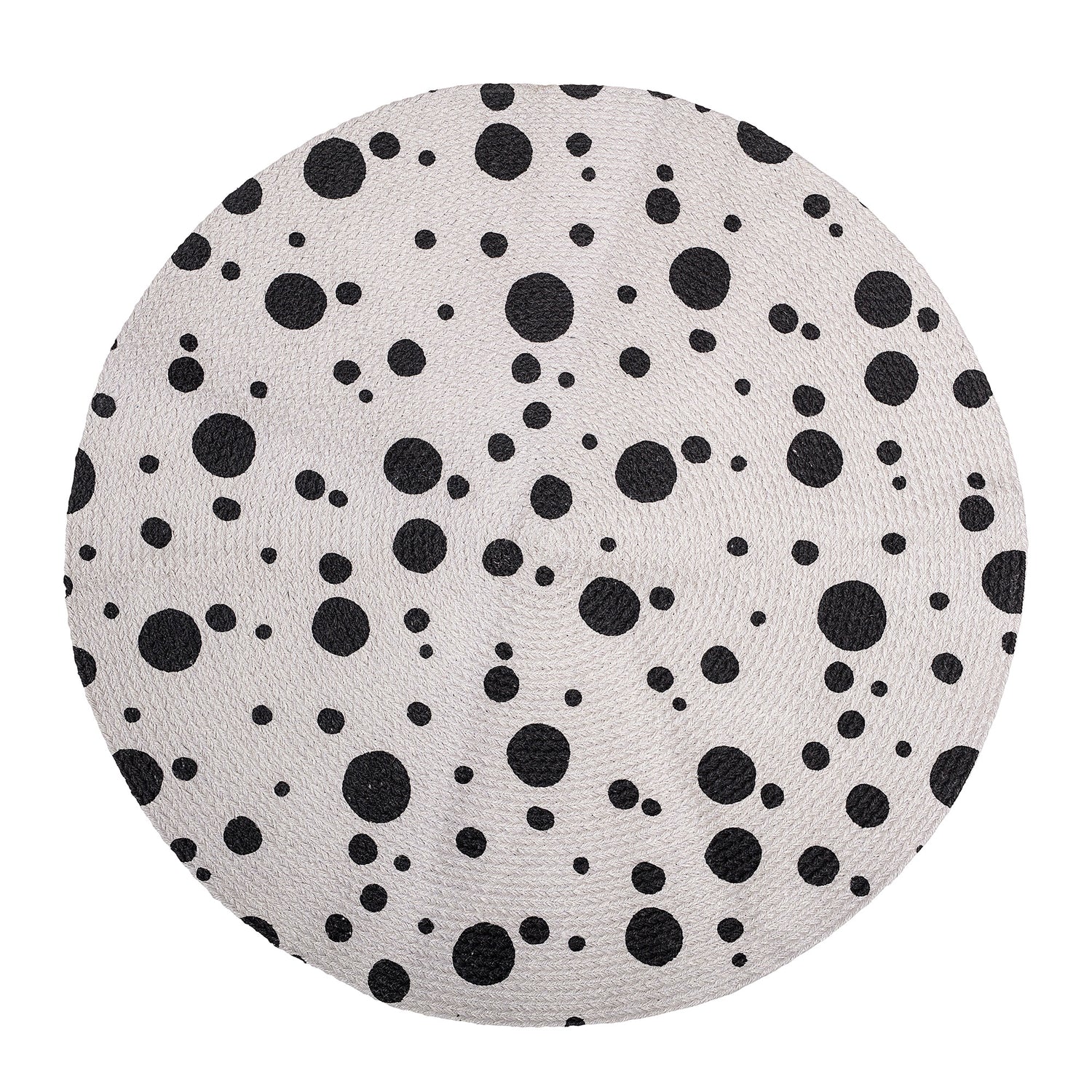 BLOOMINGVILLE MINI Zaima Tæppe, Natur, Jute - D80 cm - DesignGaragen.dk.