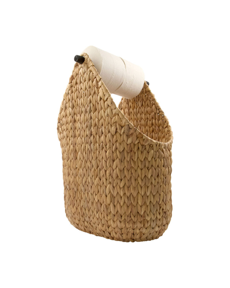 Toilettenpapierhalter Paper – Natural, handgeflochten